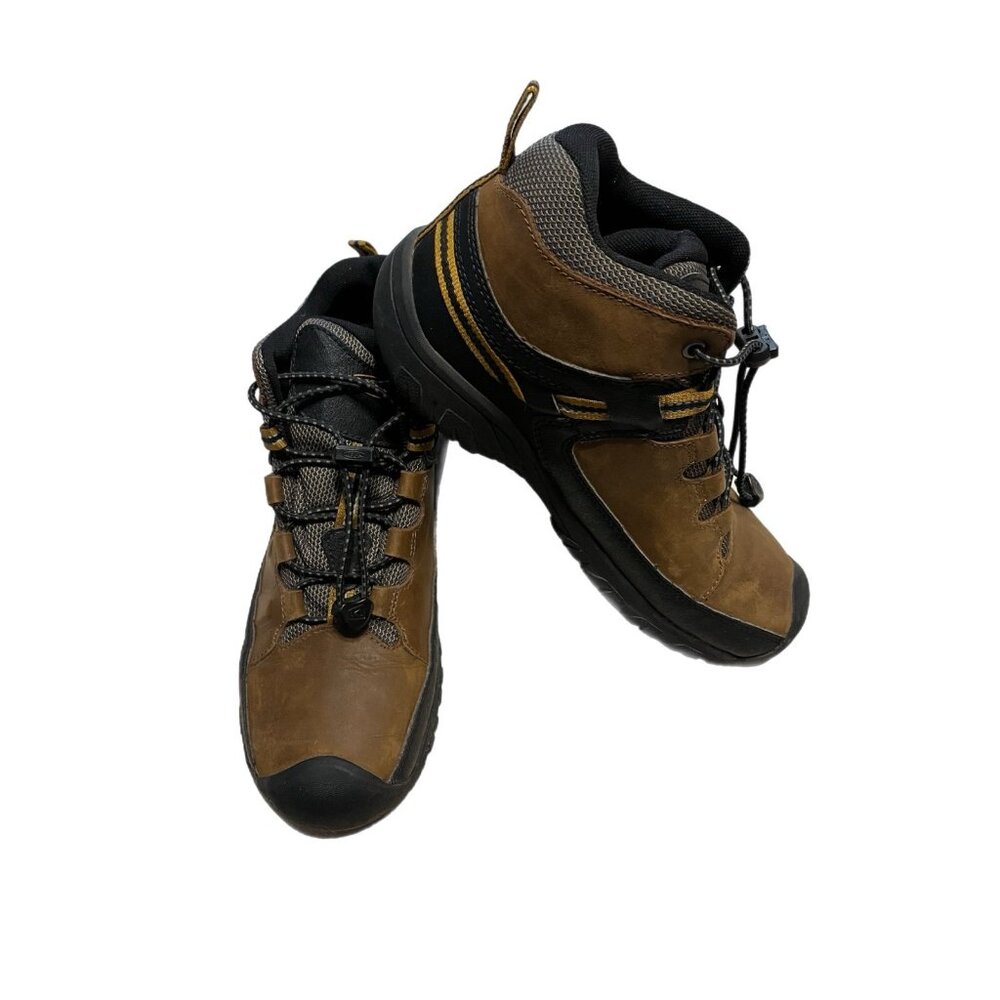 Keen Youth Boys Size 5/37 Targhee Mid Hiking Trail Boots Waterproof - Picture 2 of 7